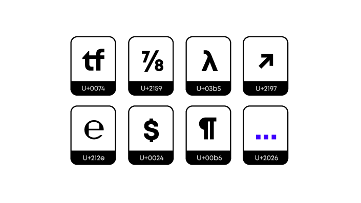 Typeface Character Set Extensions - Fontfabric